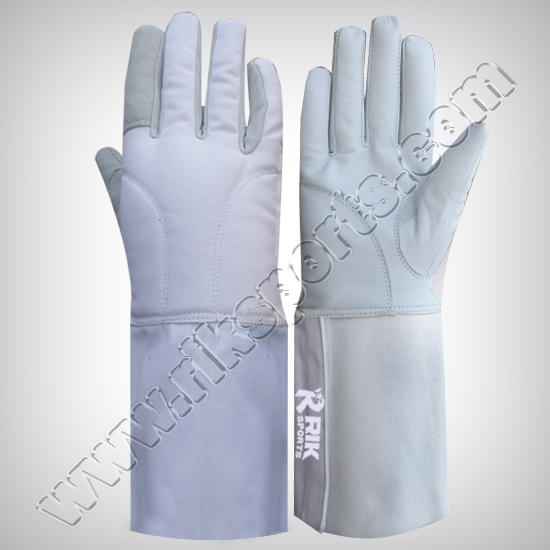 3W Fencing Leather Gloves