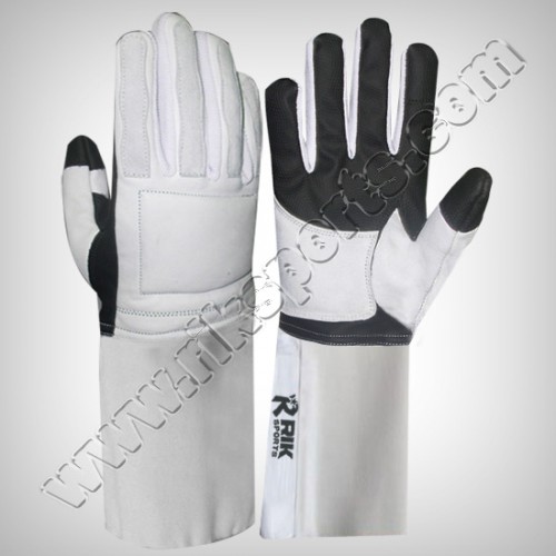 Fencing Gloves Black Sarino